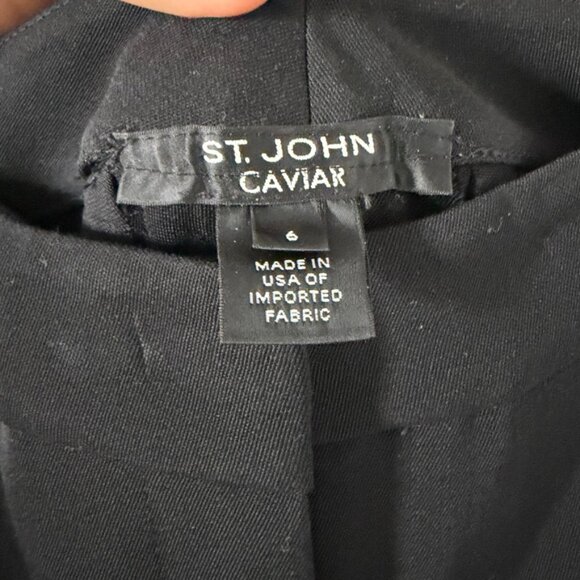 St. John Black Dress Pants - Picture 2 of 3